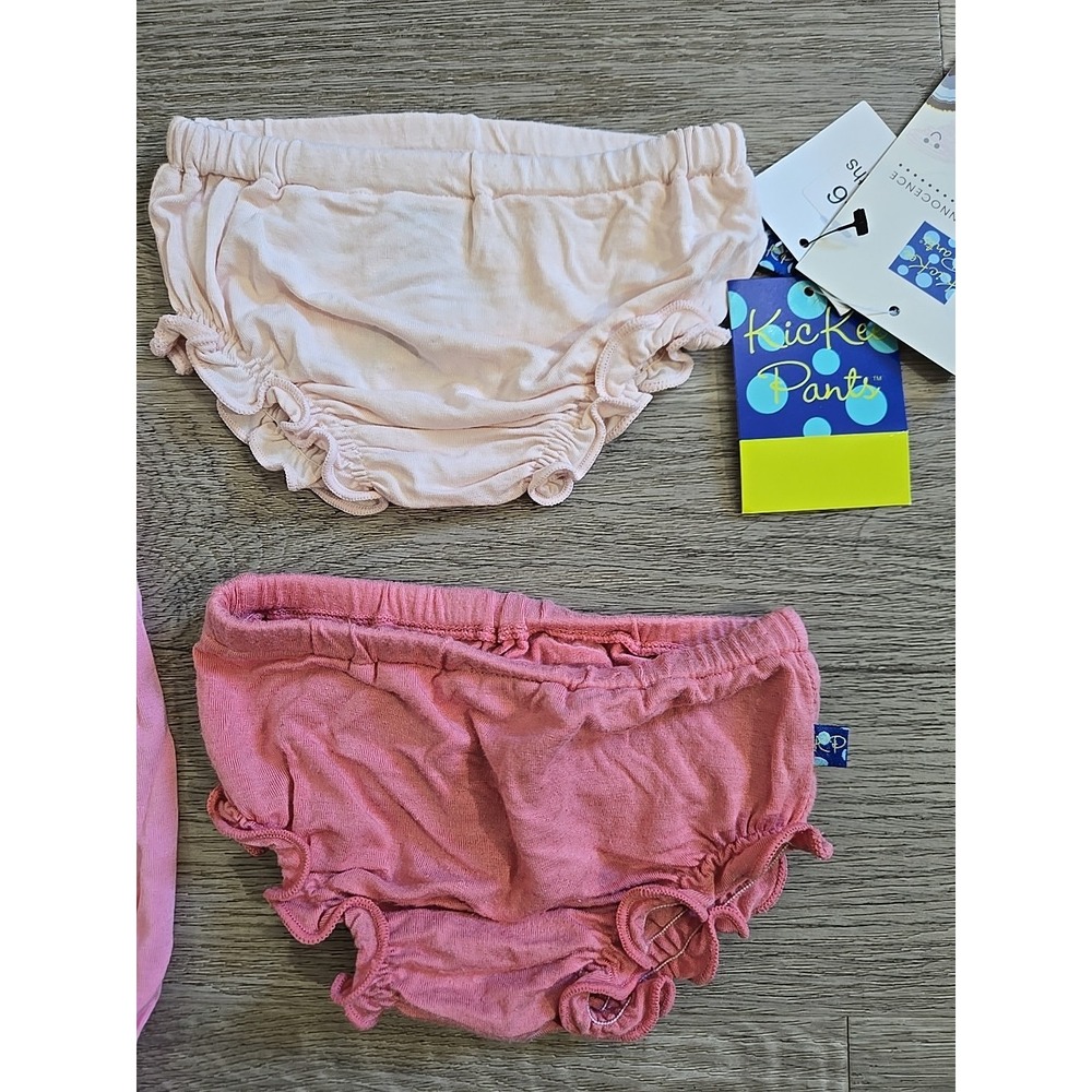 Kickee Pants Baby Girl Clothing Size 3-6 Months Mixed Lot Of 4 Pink Purple - Picture 4 of 4
